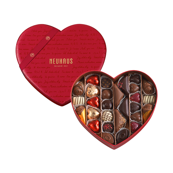 Confezione di cioccolatini a forma di cuore - Neuhaus Maitre Chocolatier